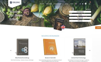 erlingverlag website showcase