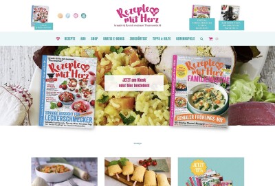 rezepte-m-h website showcase