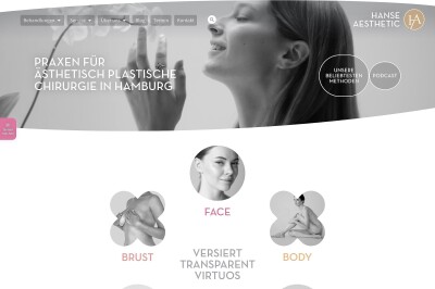 hanse-aesthetic website showcase